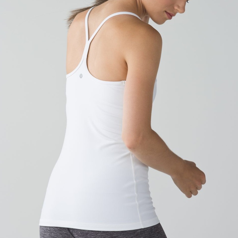 Lululemon Power Y Tank in White